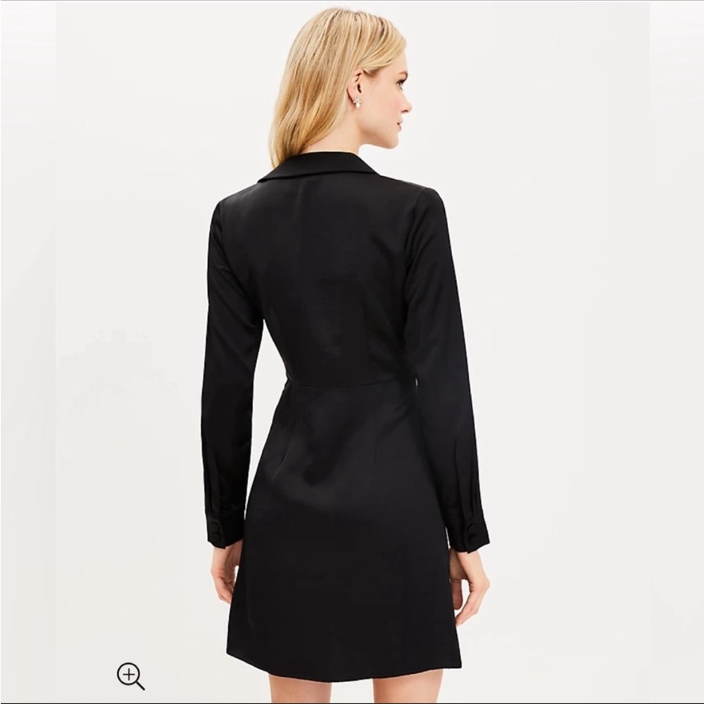 Black LOFT shirt dress